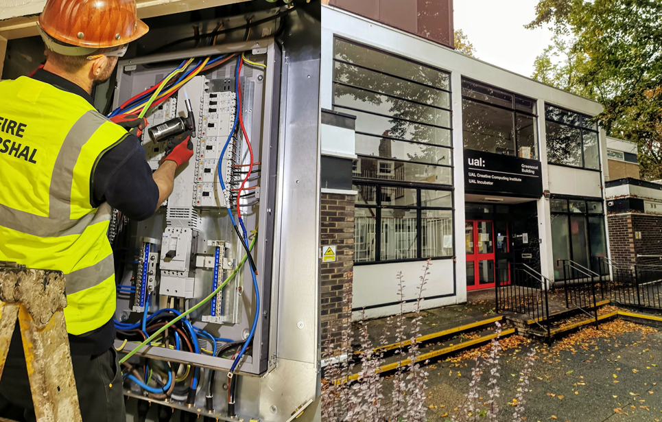 New Main DB & Full Electrical Rewiring (UAL Greencoat Campus, 13/10/2024)