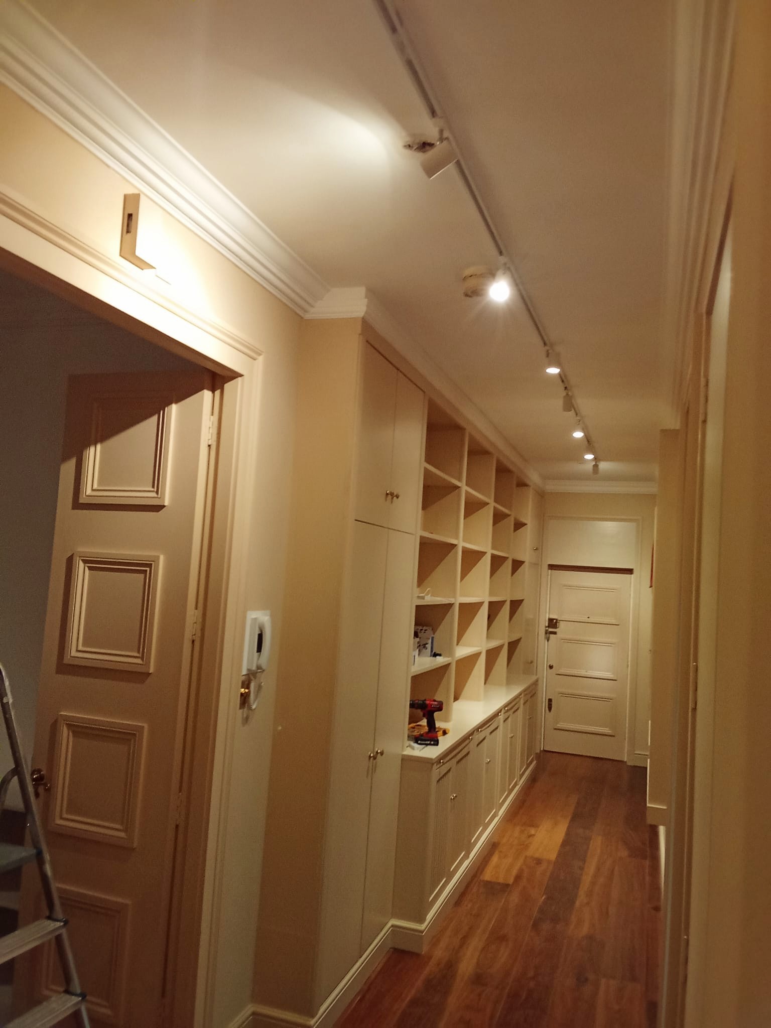 New Track Lighting in Luxury Apartment (London Borough of Tower Hamlets 06/01/2026)